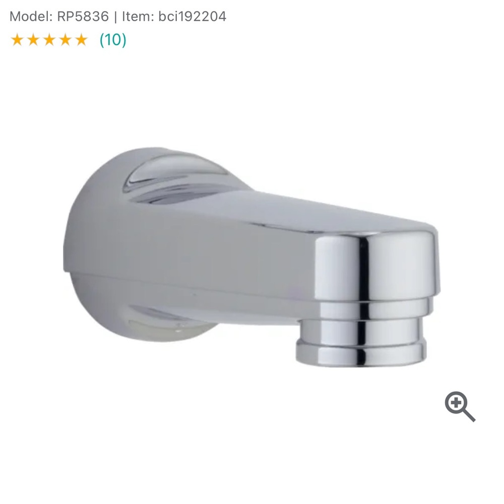 Chrome Bath Spout